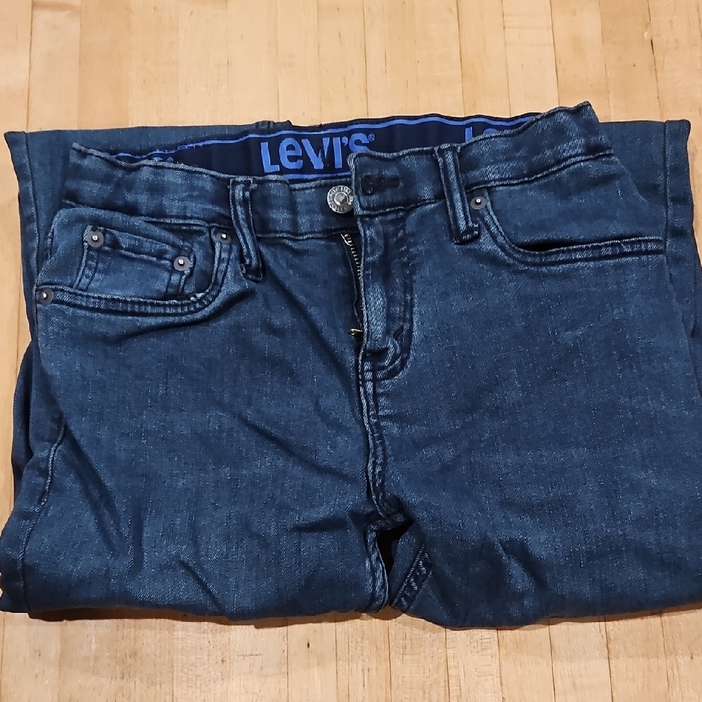 Levi's Kids Dark Blue Straight Leg Jeans